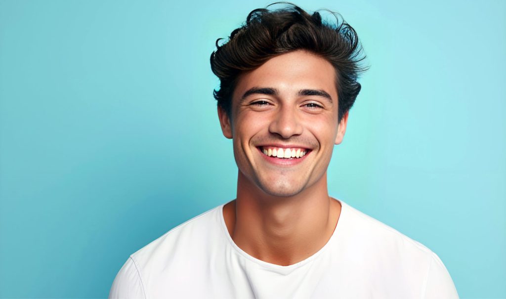 Man Smiling After Bruxism Treatment In Boynton, FL