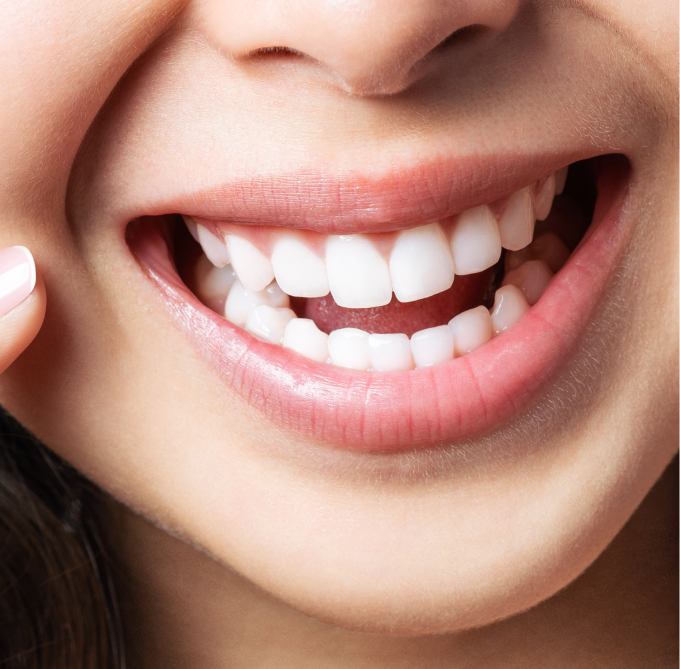 Close-up Of Healthy White Teeth