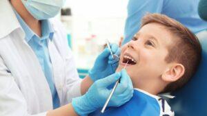 Child Undergoing Dental Check-Up